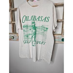 NWT Calabasas Golf Club Tee Crew Neck Retro Vibe 1987 Unisex S